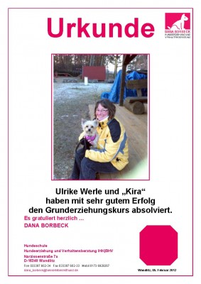 Ulrike Werle und "Kira"