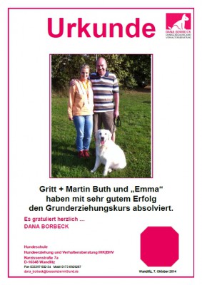 Gritt + Martin Buth und "Emma"