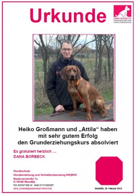 Heiko Großmann und "Attila"