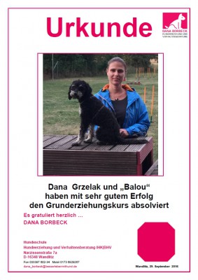 Dana Grzelak und Balou