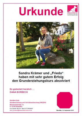 Sandra Krämer und Frieda