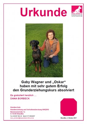 Gaby Wagner und Oskar